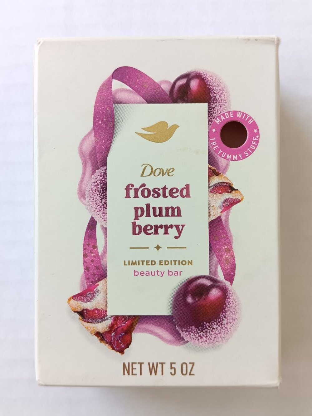 Dove Limited Edition Frosted Plum Berry Beauty Bar 5oz